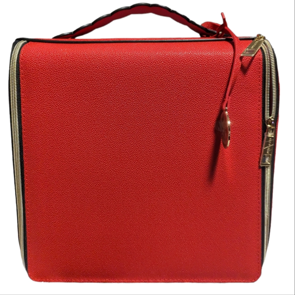 NWOT Estee Lauder Red Travel Makeup/Toiletry Bag